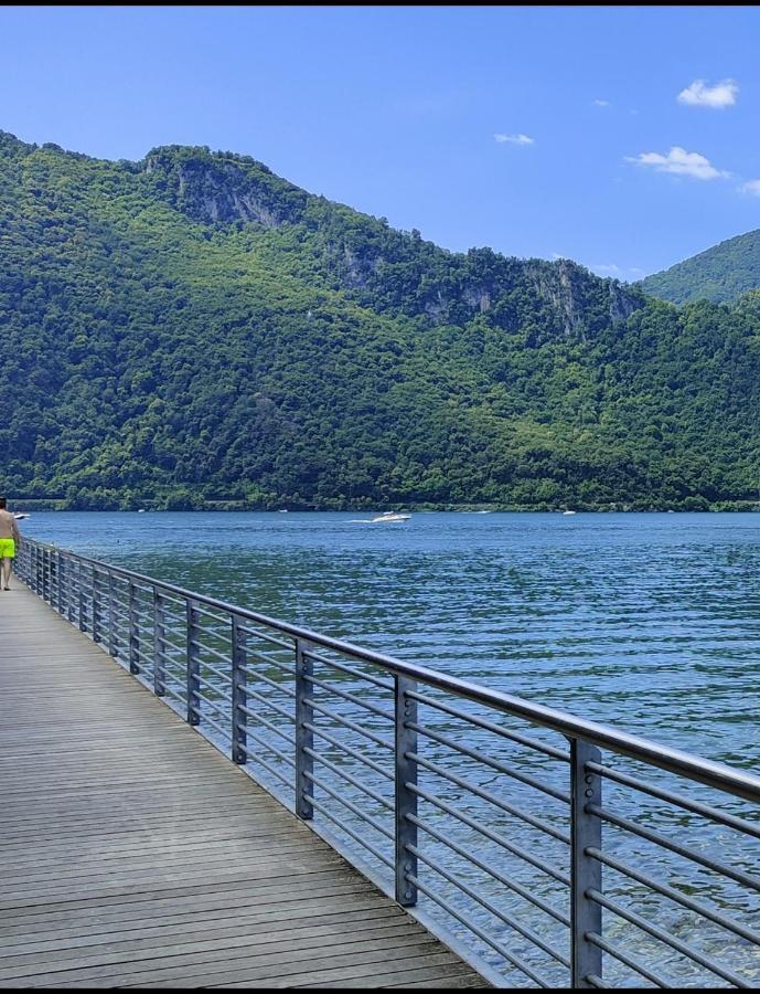 Lake Como Casa La Rosa Abbadia Lariana Esterno foto