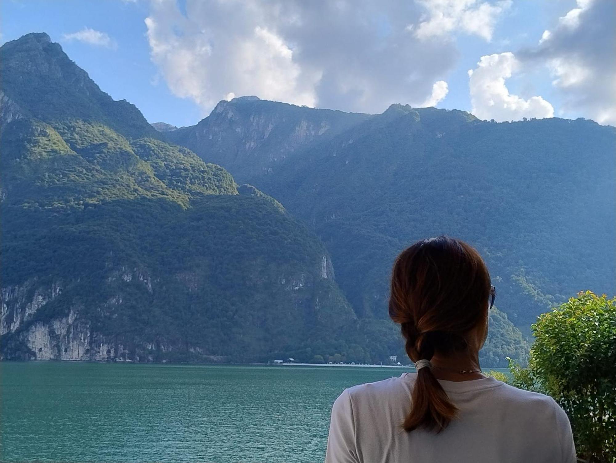 Lake Como Casa La Rosa Abbadia Lariana Esterno foto