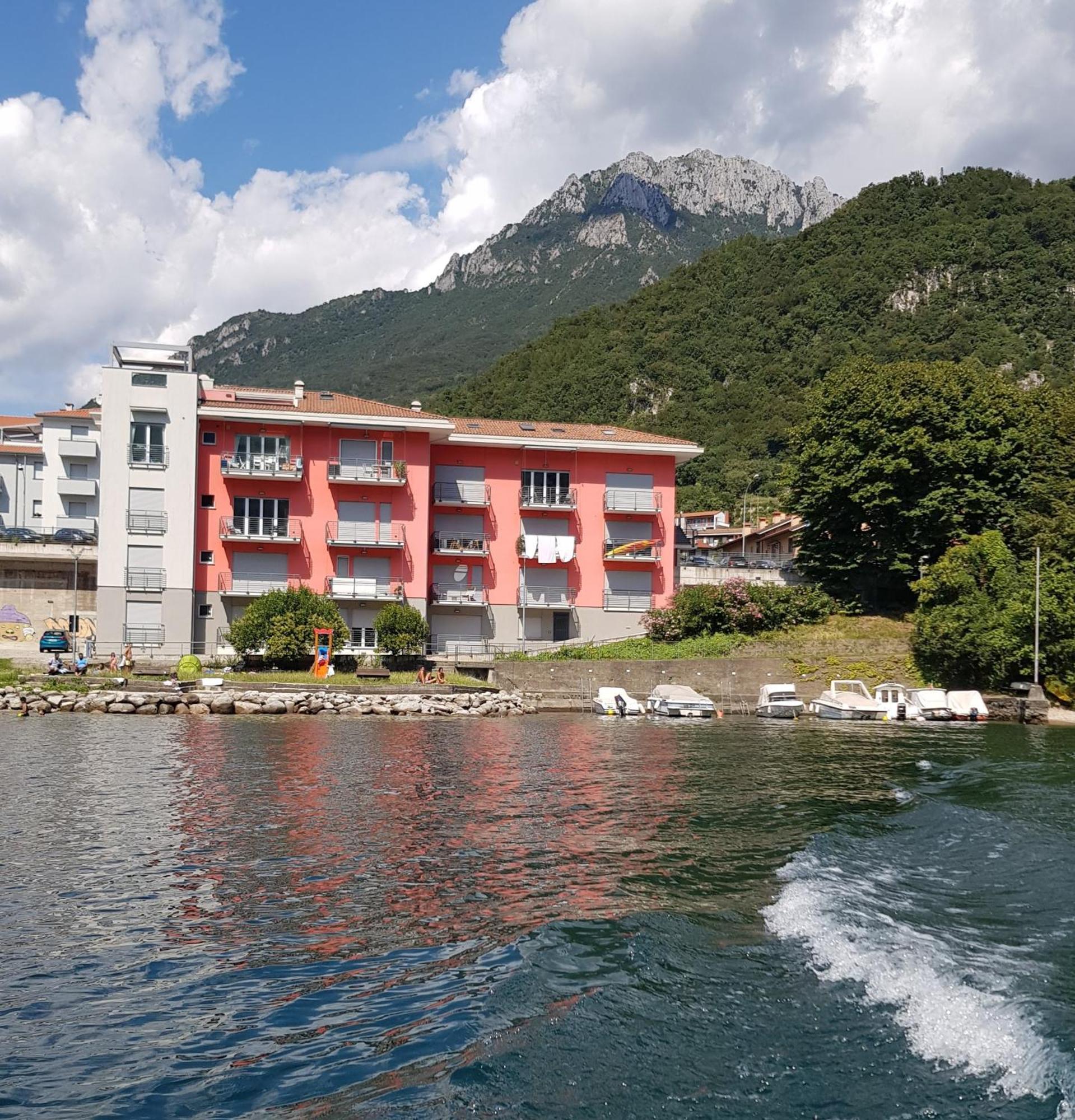 Lake Como Casa La Rosa Abbadia Lariana Esterno foto